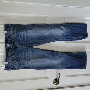 Light wash, capri Silver jeans